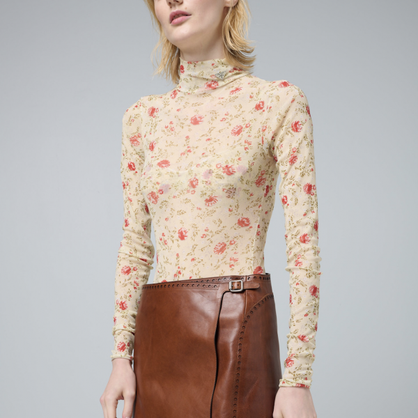 BODY EN TULLE STRETCH IMPRIMÉ