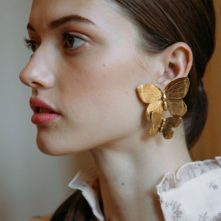 papillon earrings