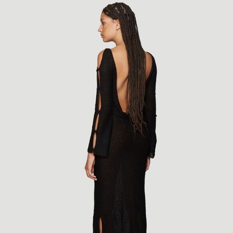 Plunge Back Dress