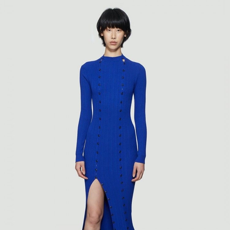 La Robe Maille Azur in Blue