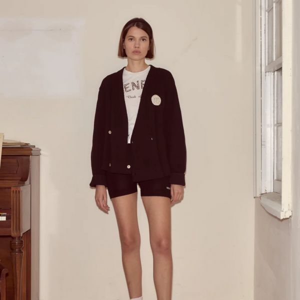 Double-Breasted Cardigan 