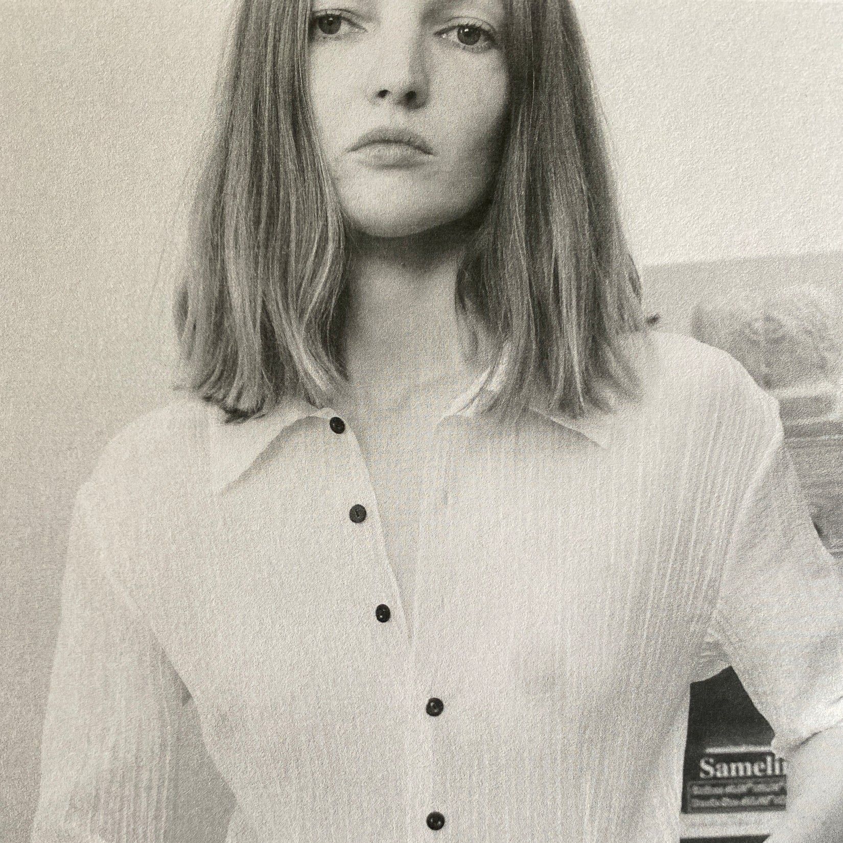 Cotton Silk Pleated Shirt