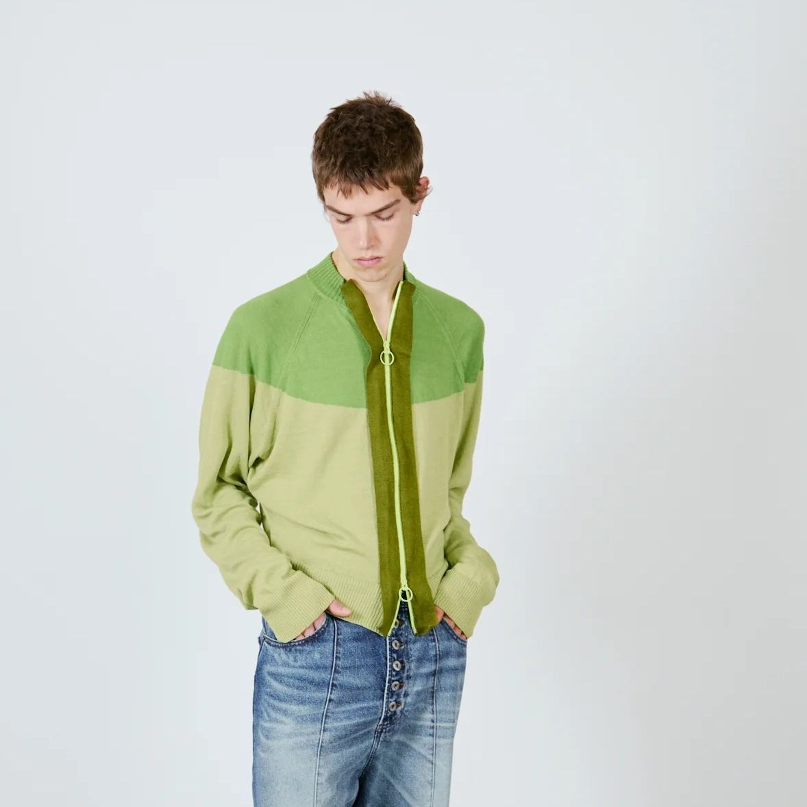 Half Moon Racer Zip-Up