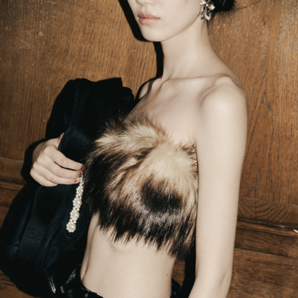 Women's Faux Fur Bandeau