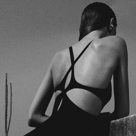 NOIR TWIST BACK ONE PIECE