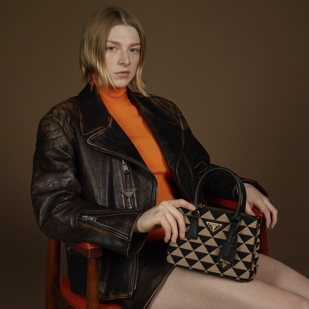 Blouson de motard en cuir