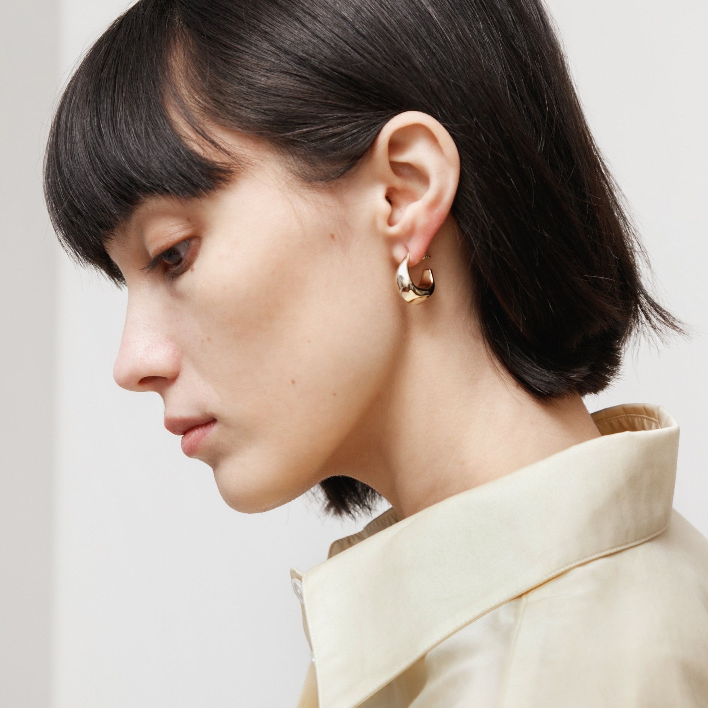 Silver Mini Drop Earring | LEMAIRE
