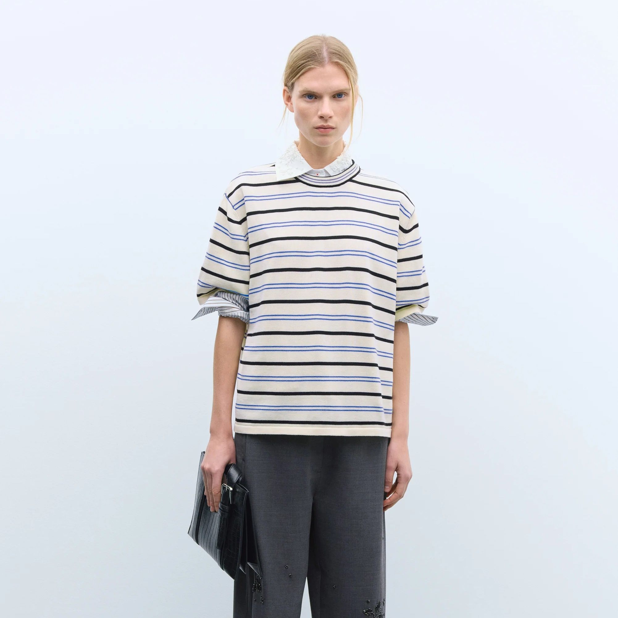 ORGANIC COTTON STRIPED T-SHIRT