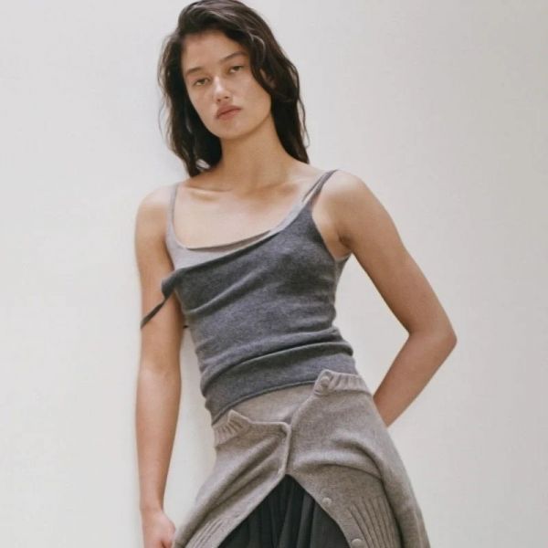 Merino Wool Slim Tank 