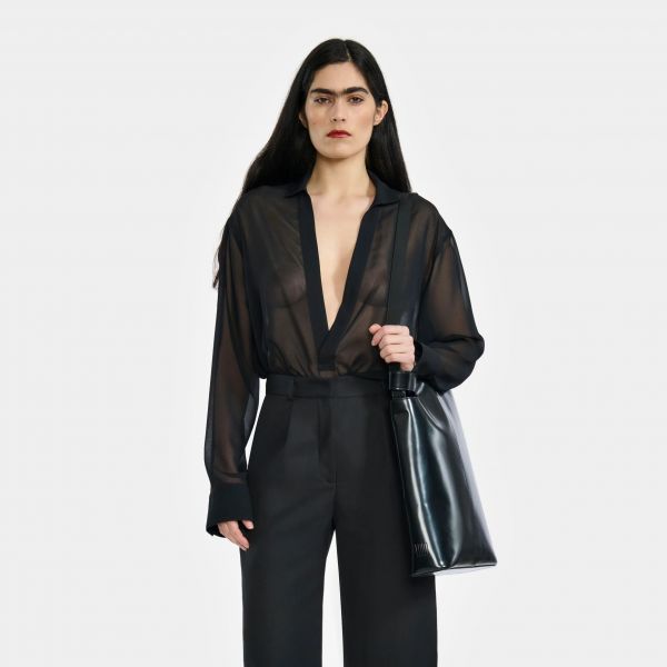 CHEMISE VAREUSE TRANSPARENTE