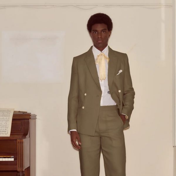  Double-Breasted Suit Jacket