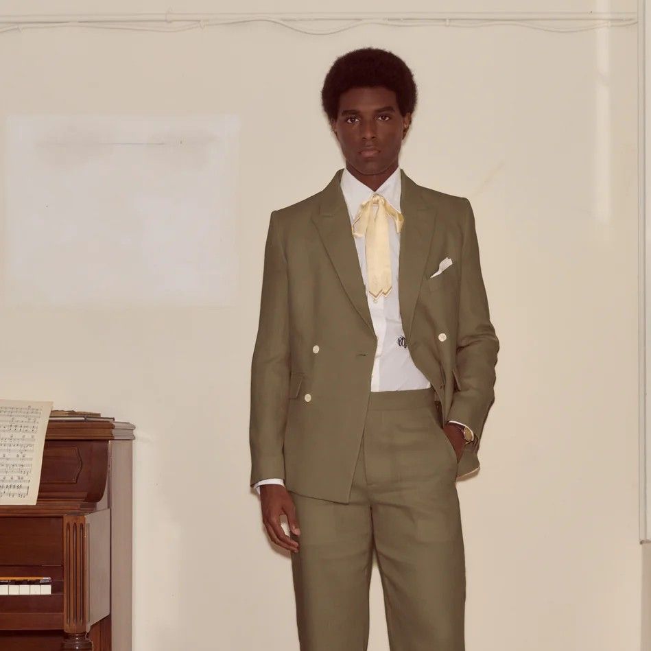  Double-Breasted Suit Jacket