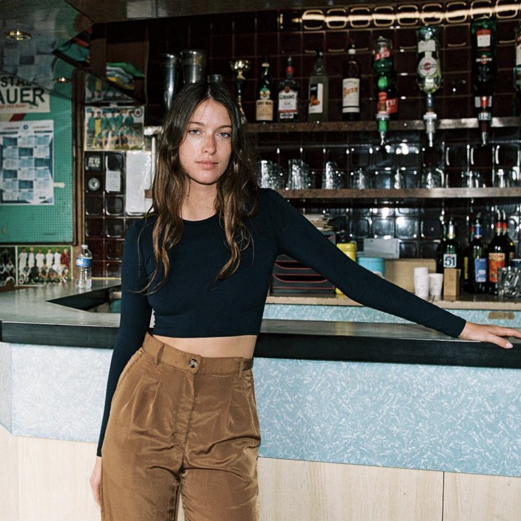 LONG SLEEVE CROP TOP