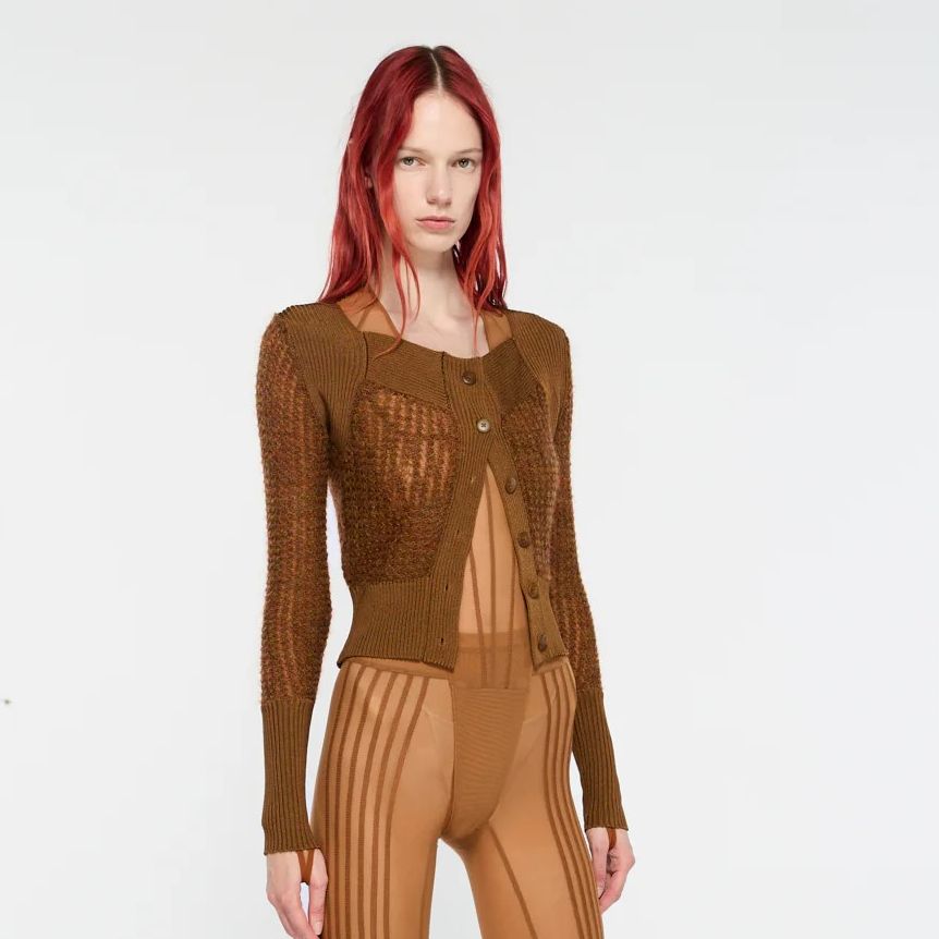LENA CARDIGAN RUST