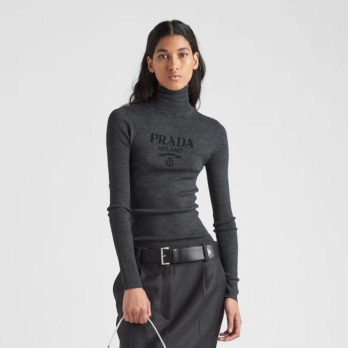 Pull à col roulé